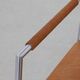 2x Arm Chair in Leather and Stainless steel by Gerard van den Berg, 1990s