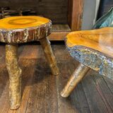 Brutalist tripod stool