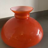 Orange opaline lampshade