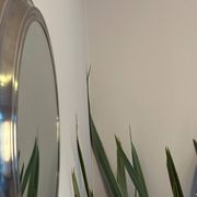 Round metal mirror, Italy 1970s