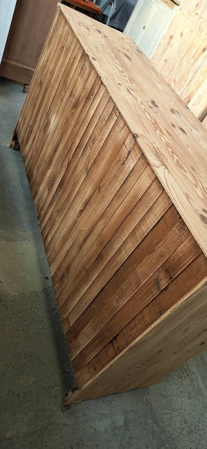 Open buffet in fir wood