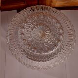 Cast glass ceiling lamp