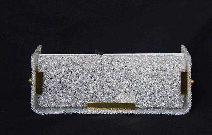 Minimalist perspex bar wall light from the 60s 70s.
