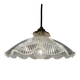 Suspension glass holophane 1950s
