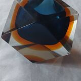 Diamond-shaped ashtray by Flavio Poli