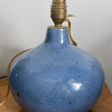 Signed ceramic lamp stand
