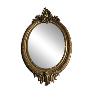 Miroir ancien ovale sryle