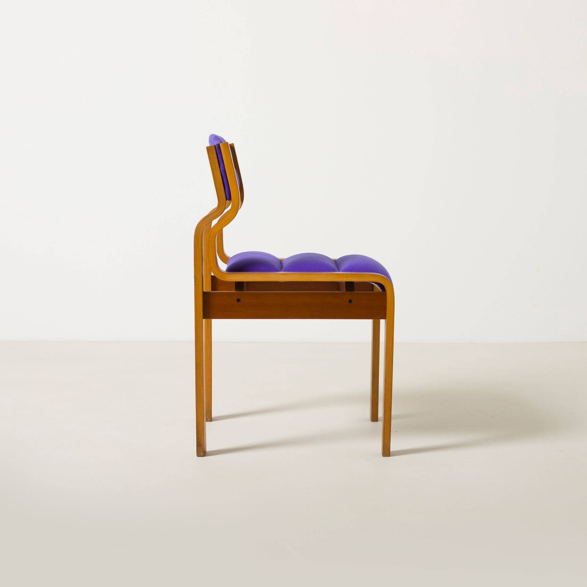 Set of 4 dining chairs by Jan Bocan / Zbynek Hrivnac / Ludvik Volak, 1970s.