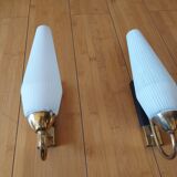 Pair of vintage wall light 50'S Lunel