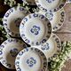 set of 10 vintage deep plates model Laval