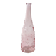 Pink Glass Daisy Flowers Bottle / Vintage Flack or Vase / Emma Dafnäs, Ikea