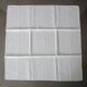 12 large antique table napkins, monogrammed