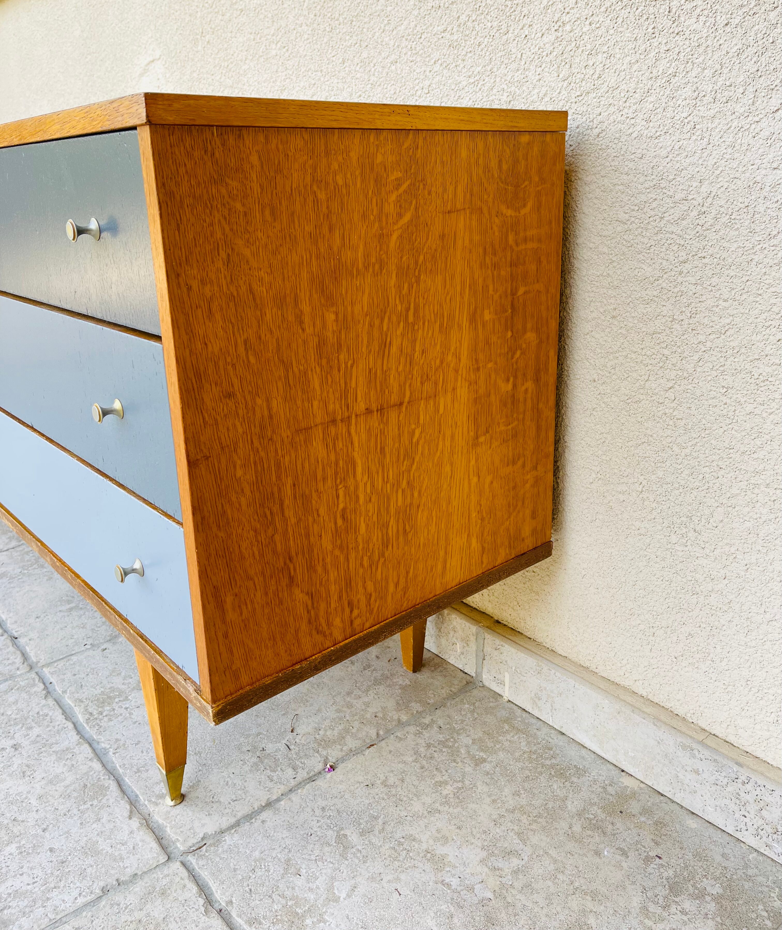 Vintage oak row 1960