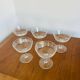 5 coupes à champagne arabesque luminarc années 70