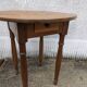 Small round table, pedestal table