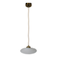Vintage white opaline pendant light