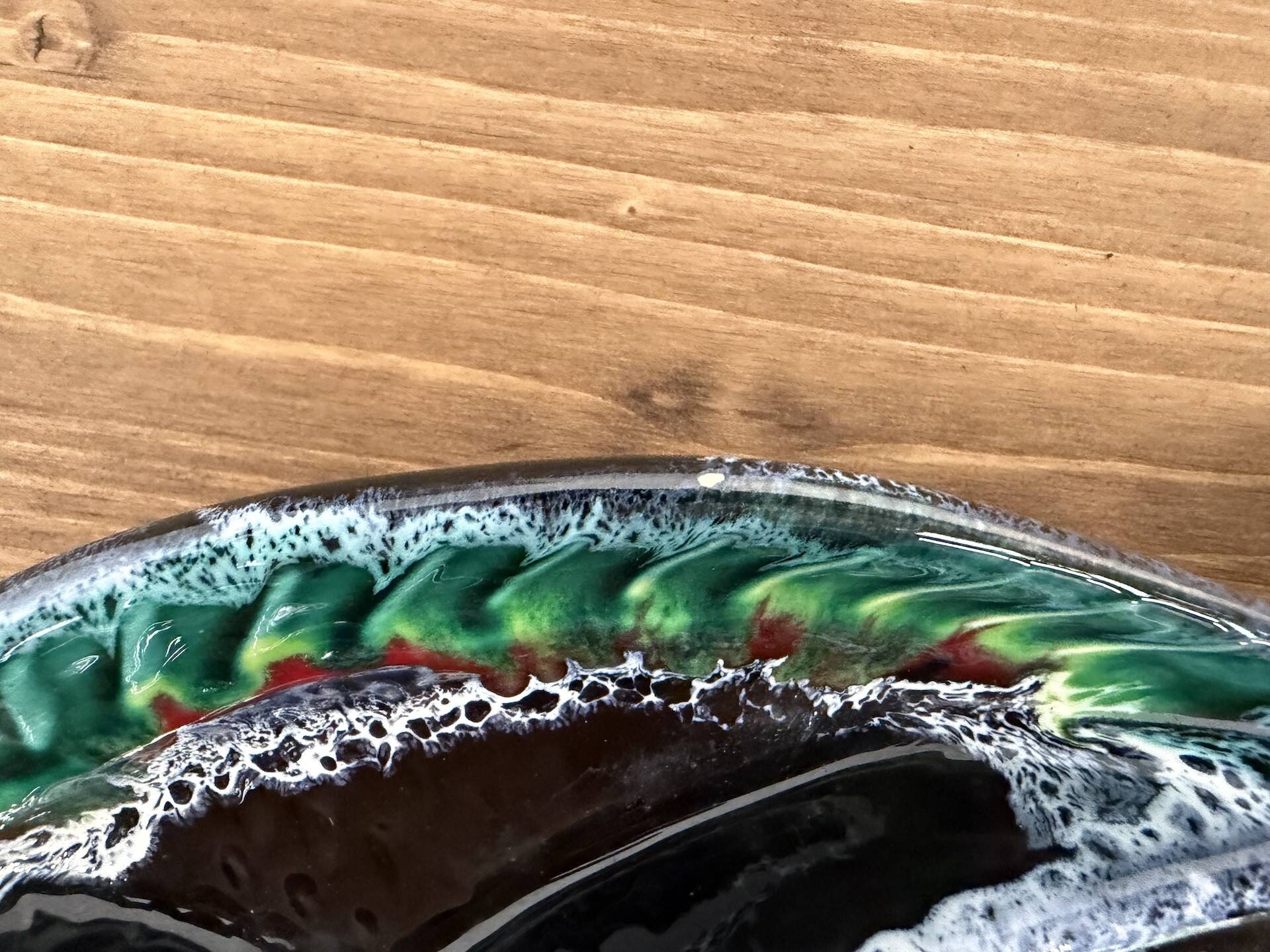 Empty pocket dish "Fish" in Vallauris ceramic from the 1950s-1960s.