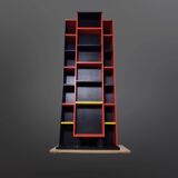 Post modern Memphis style bookcase, Denmark 1970s