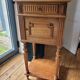 Louis Bonnin bedside table in Henri II style