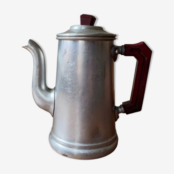 Cafetière verseuse vintage en aluminium A. Bourgeat