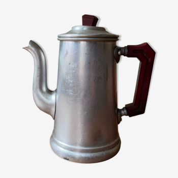 Vintage aluminum pouring coffee maker, A. Bourgeat