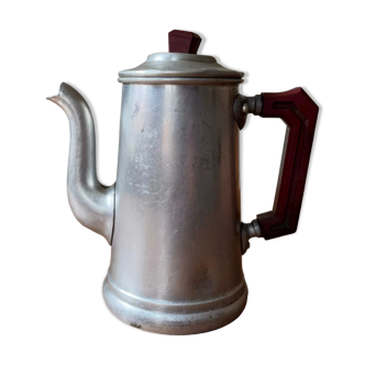 Vintage aluminum pouring coffee maker, A. Bourgeat