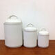 Série de 3 pots anciens