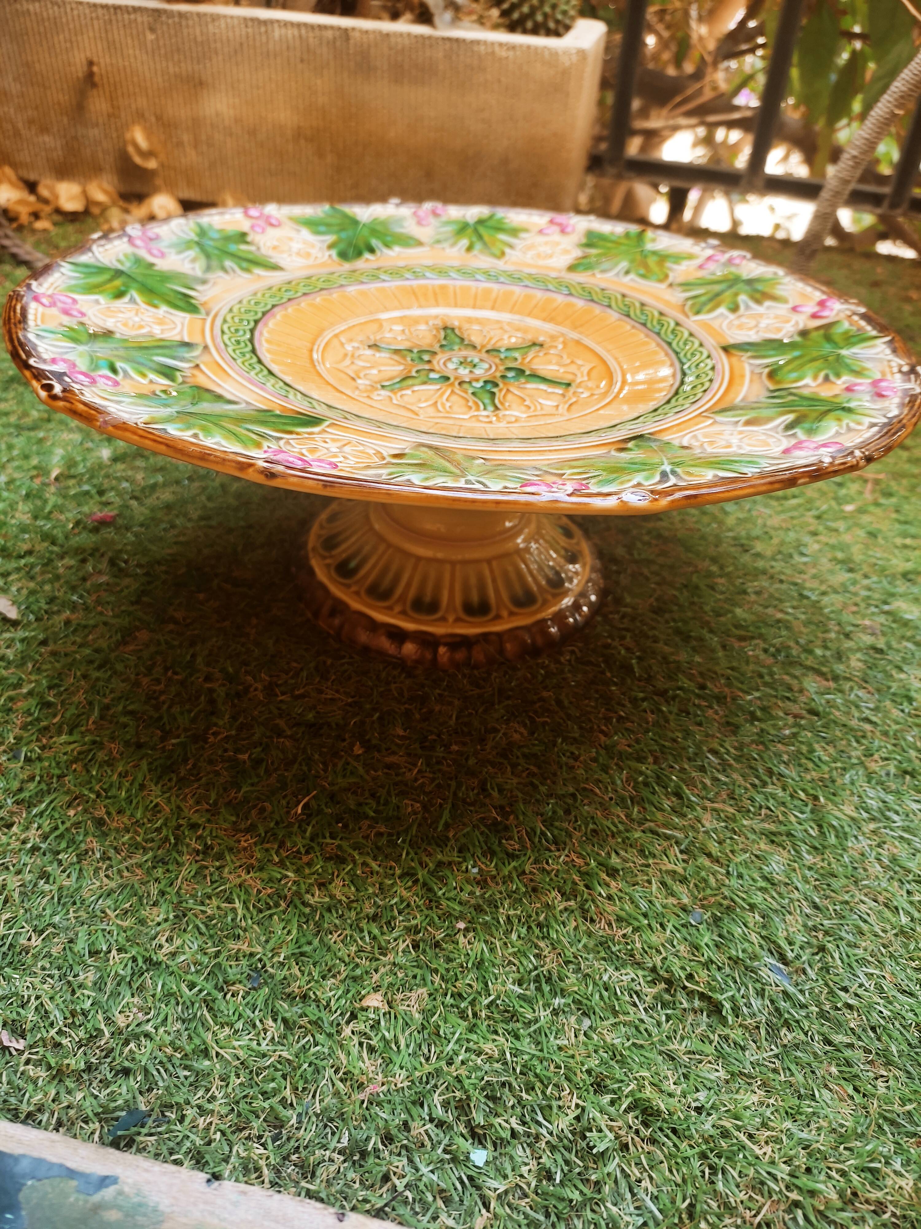 Dish on foot in slurry