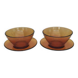 Duralex bowls and saucers