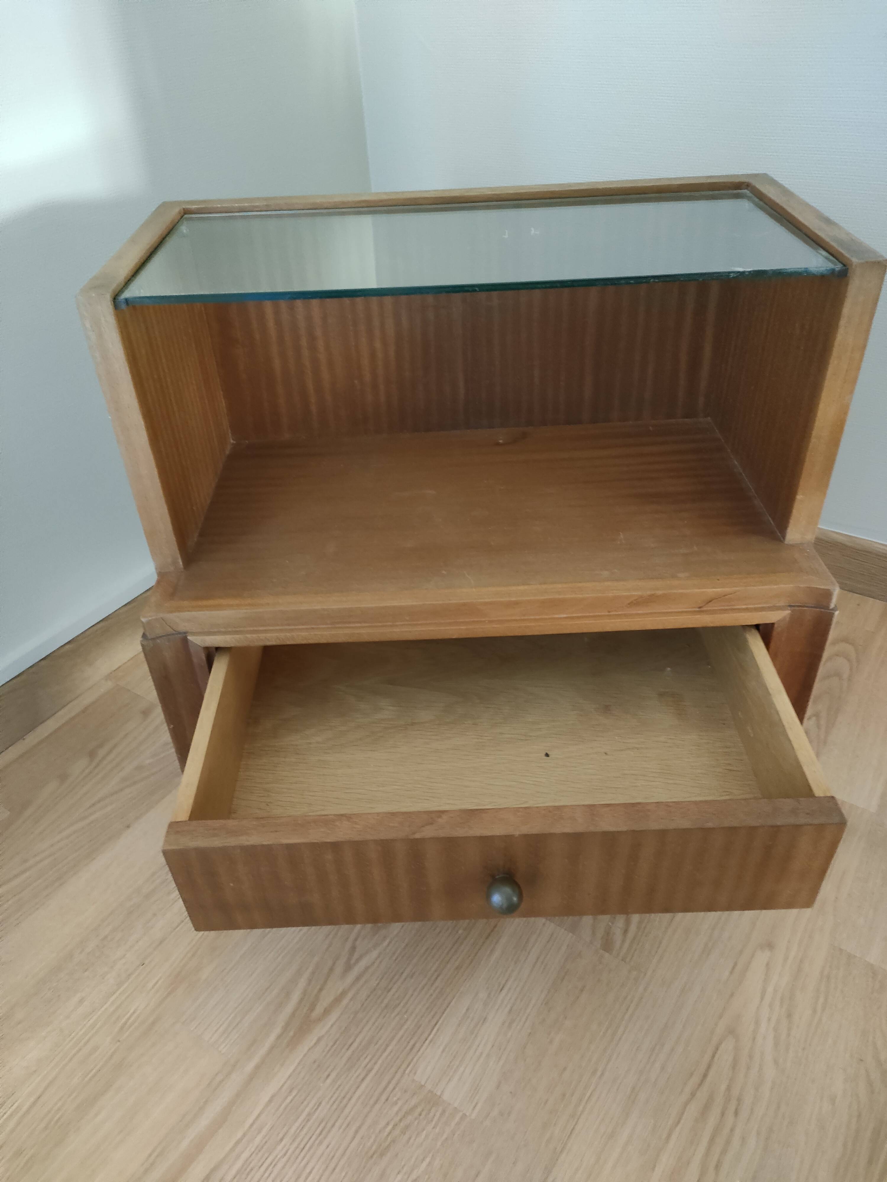 Vallin wardrobe and bedside table