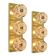 Pair of wall sconces in crystal designed by Sciolari for Peill & Putzler.