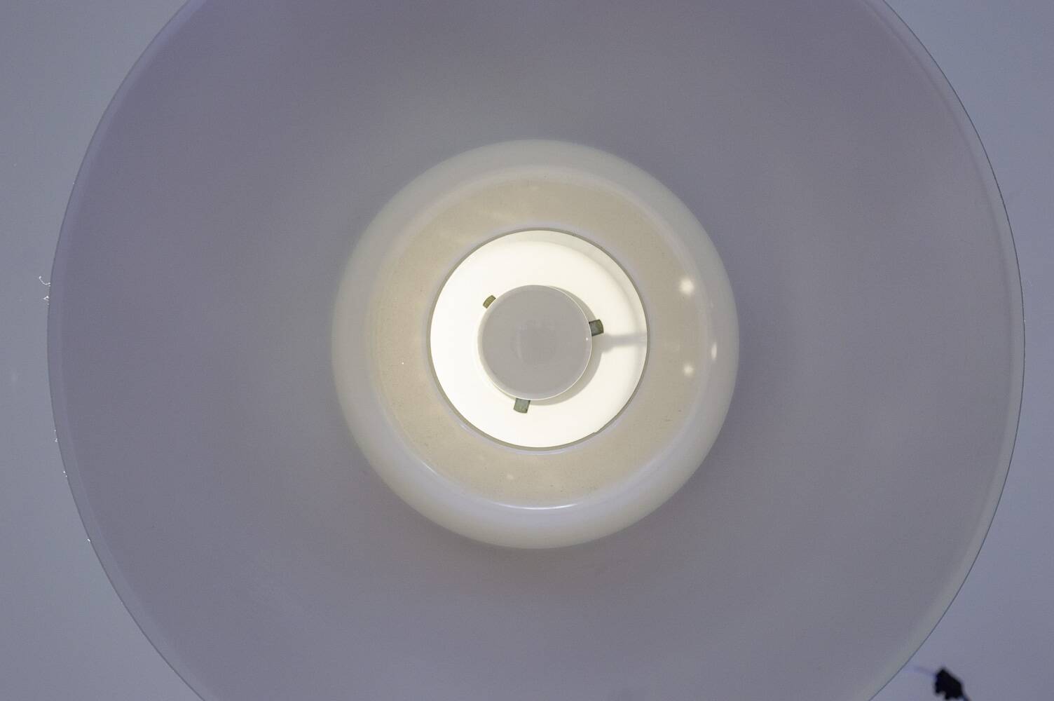 Vintage pendant light, opaline