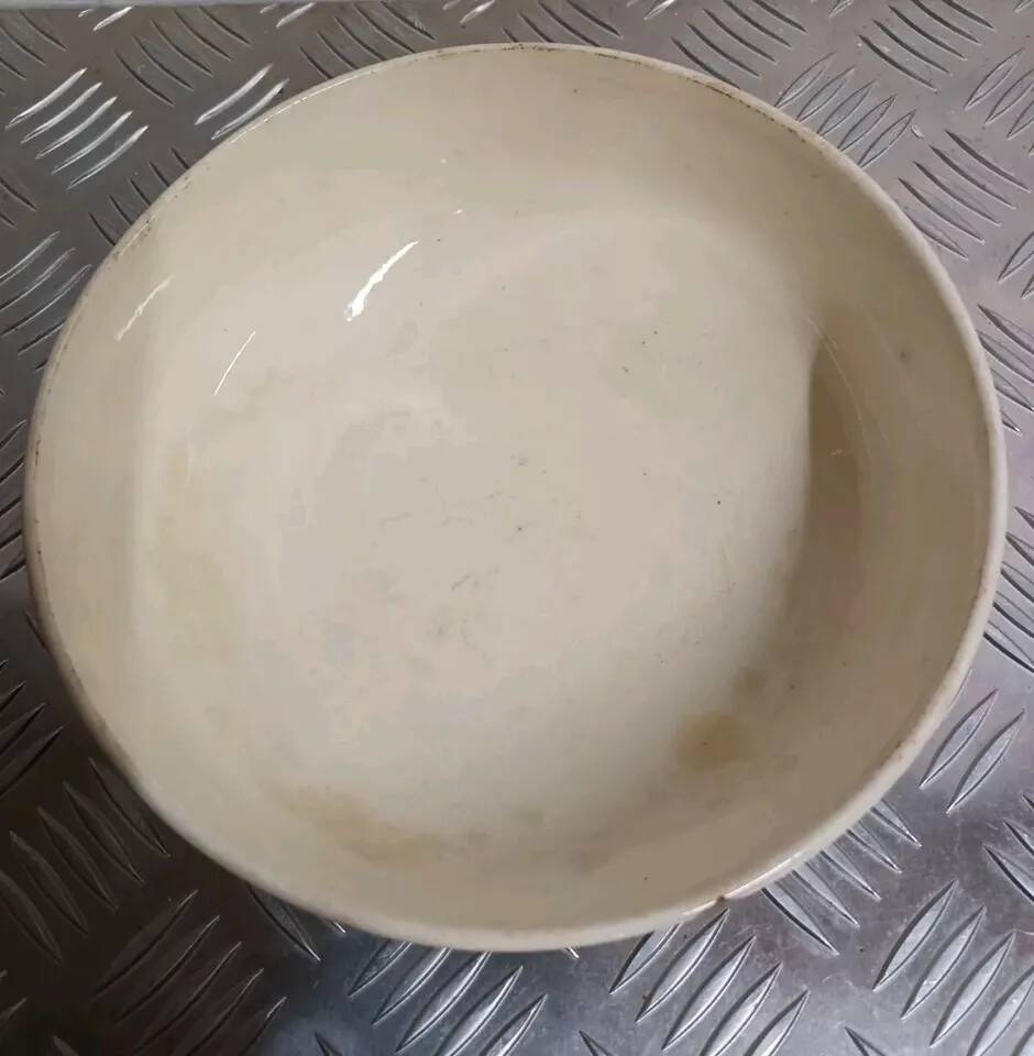 Antique Gien earthenware salad bowl