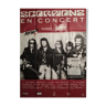 Affiche concert Scorpion vintage 120x160