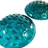 Pair of cut glass cups — Odelys model attributed to Guerlain