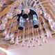 Chandelier Murano Venini tassels drops