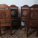 Set of 6 Art Deco oak chairs