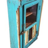 Old window - teak wall shelf