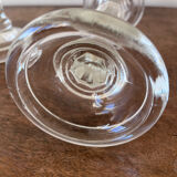 Glass candlesticks