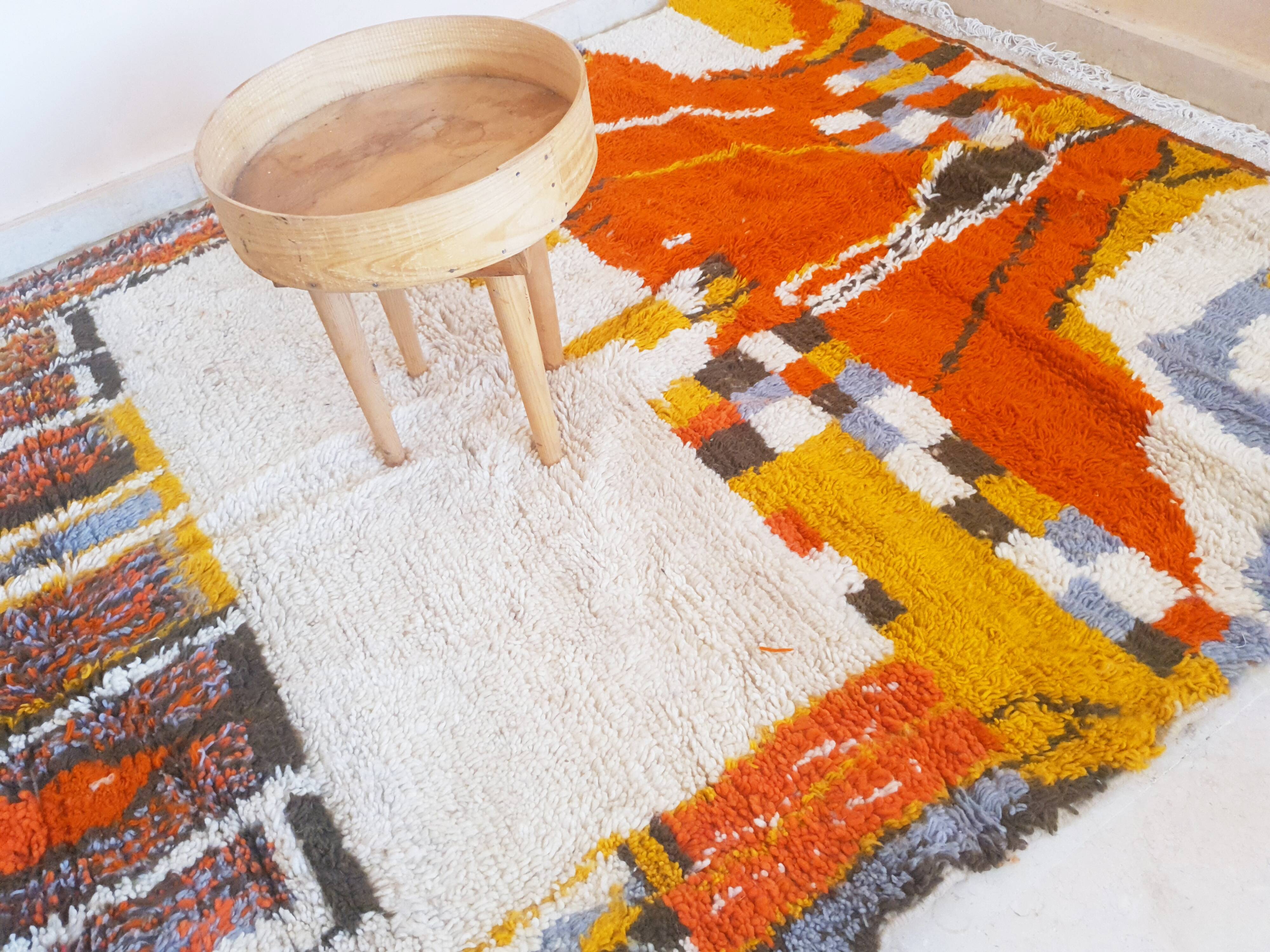 Moroccan berber carpet 222x152cm