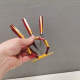 Fruit knife set, Art Deco. Sollingen Germany 1920-40s