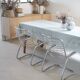 Lot 2 chaises métal chromé Gastone Rinaldi