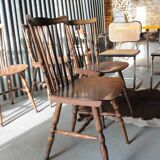 Series of 6 chairs of Bistro Baumann menuet style