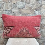 Magnifique coussin Kilim berbère vintage du Maroc