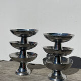 Stainless steel bowls / dishes 1970