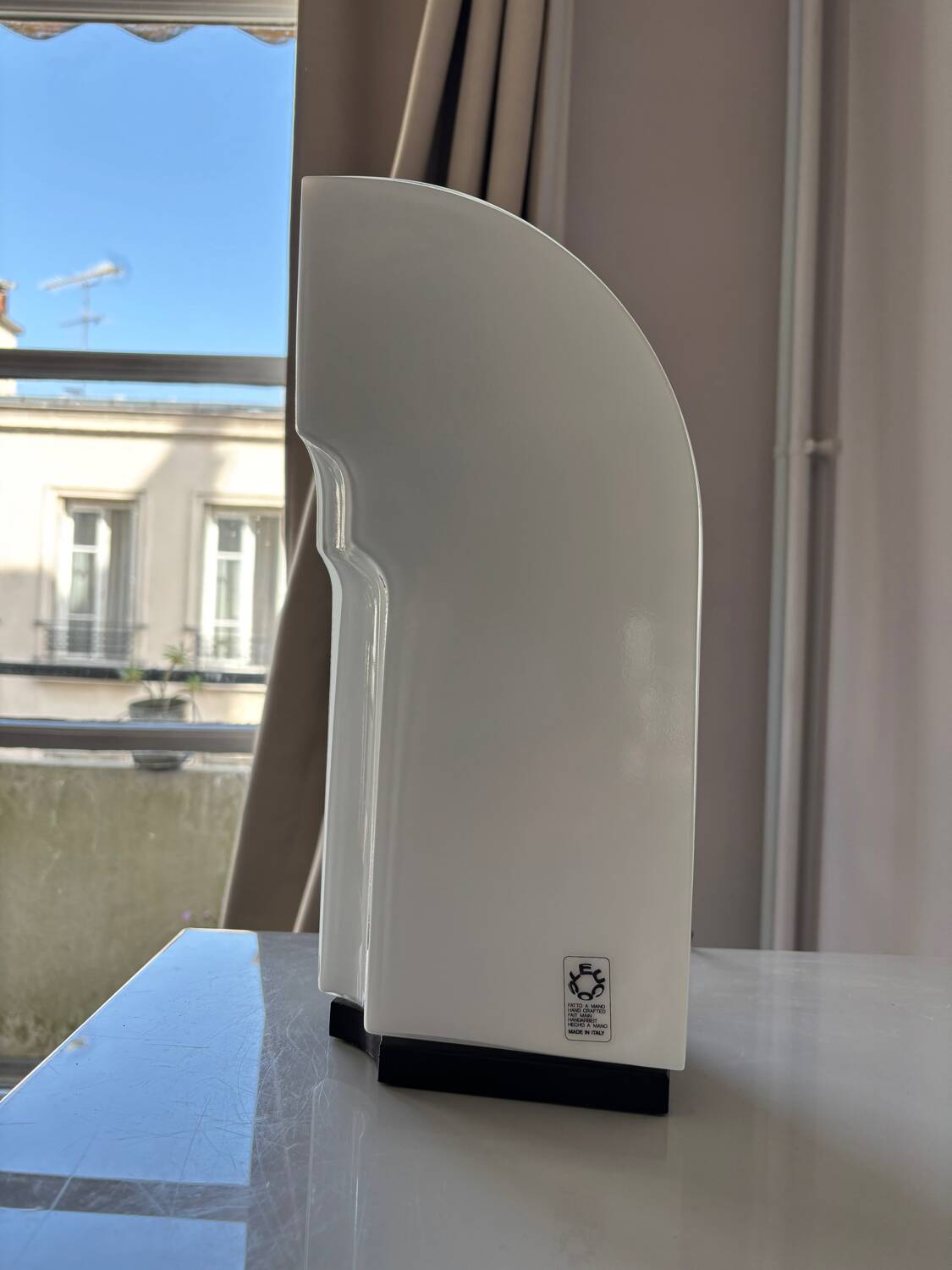 Mid-Century Leucos Tiki 33 Table Lamp in Murano Glass by Kazuhide