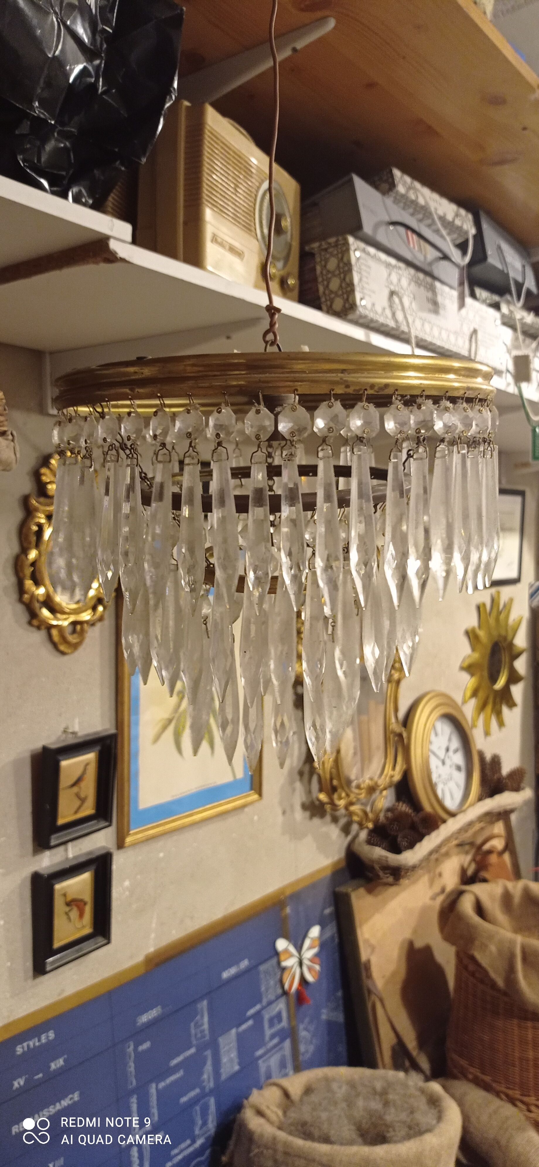 Old tassel chandelier