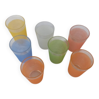 Vintage orangeade glasses