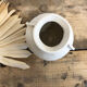 White ear vase - Cassandre Bouilly