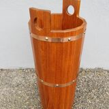Scandinavian teak umbrella stand by JH Sävsjö